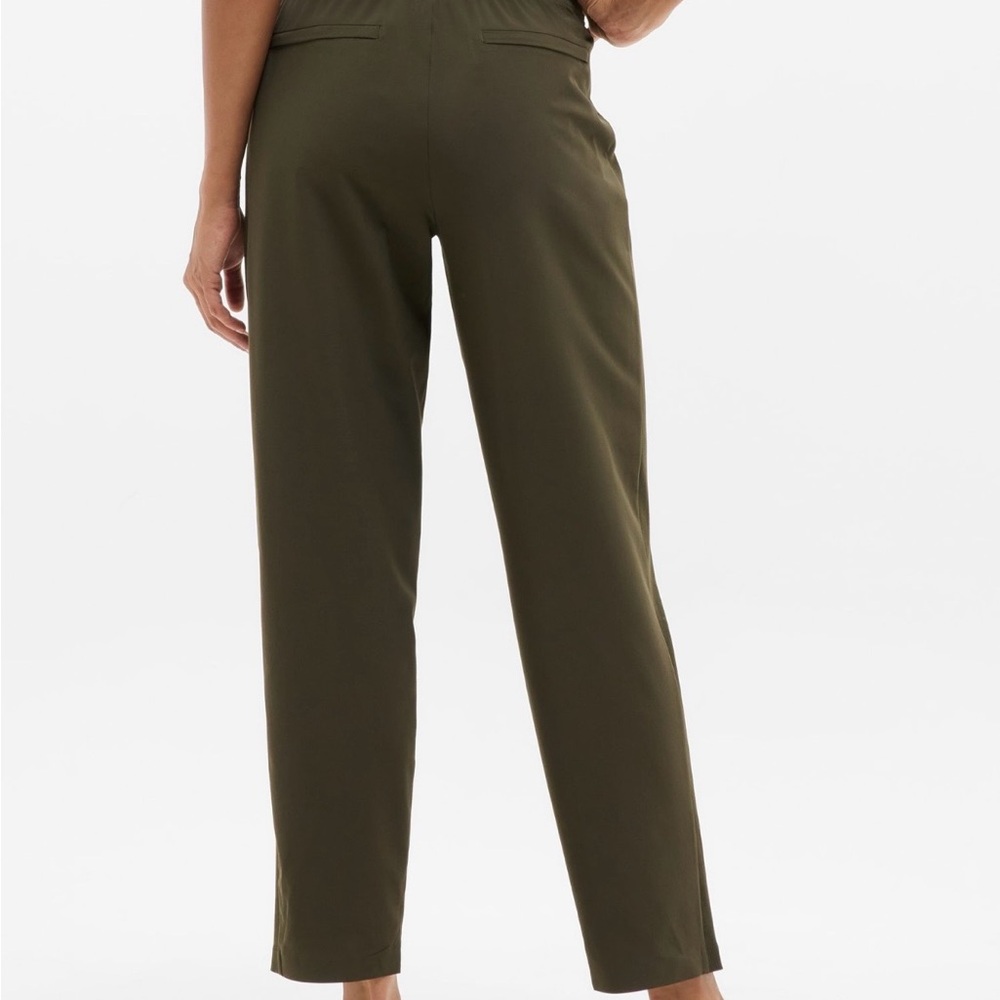 Athleta Olive Green Brooklyn Pants - Picture 3 of 6